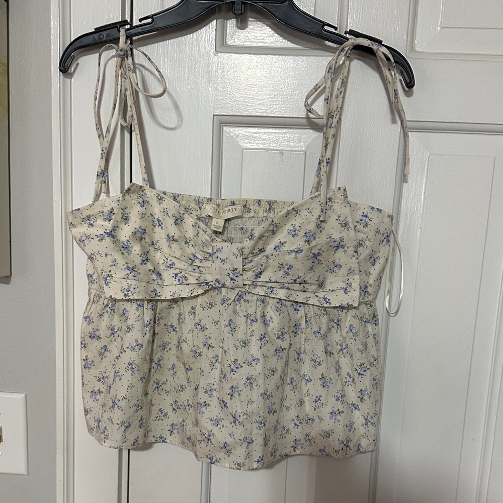 Thirty Thirty floral cropped blouse